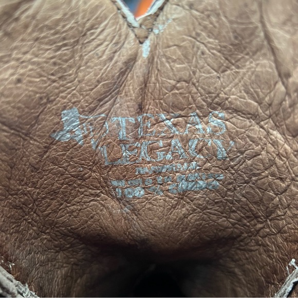 Texas Legacy Cowboy Pro Handmade Leather Western Boots M5.5/W8 (9 1/3”) - Picture 4 of 8